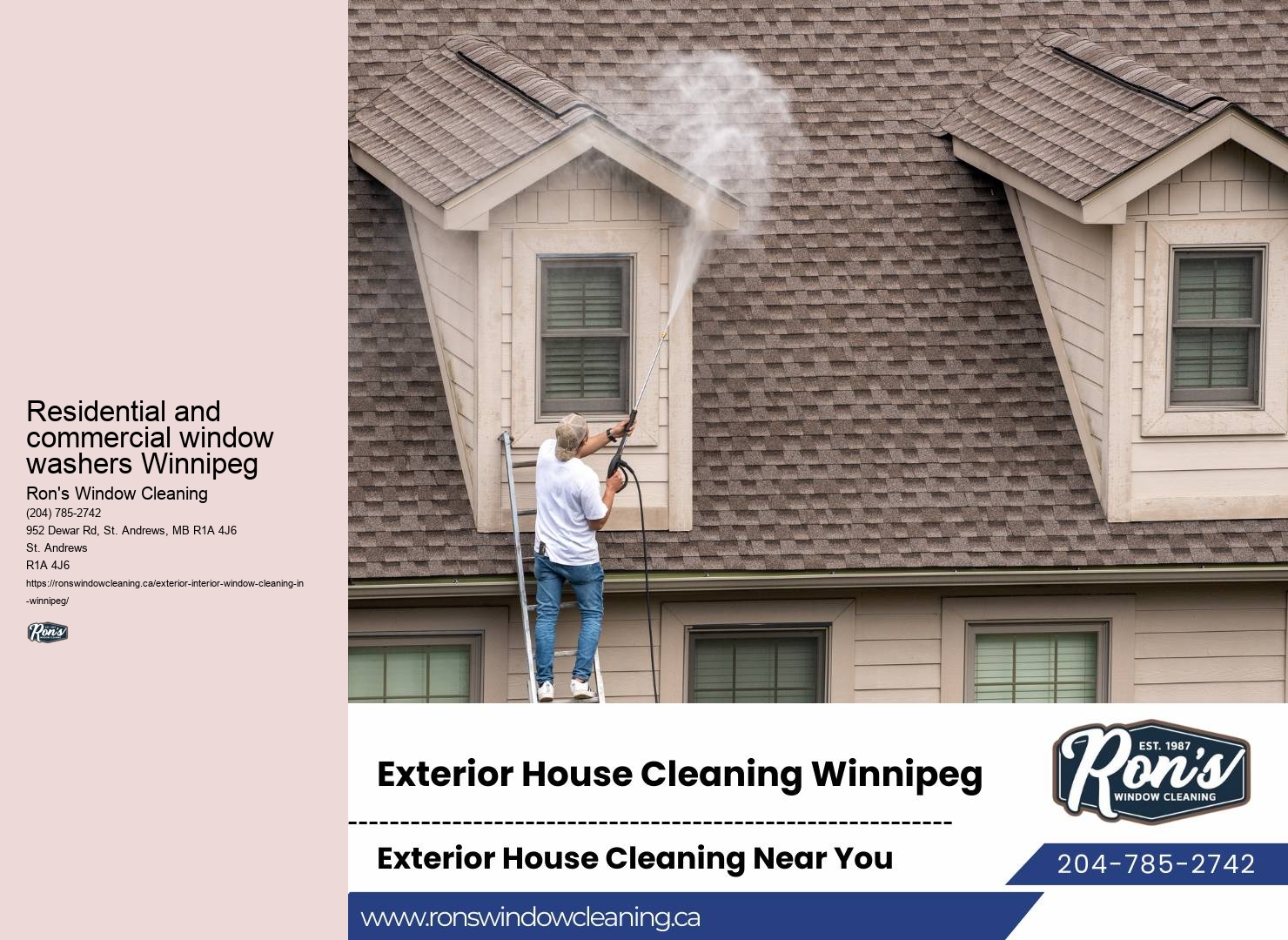 Best window cleaning services Winnipeg