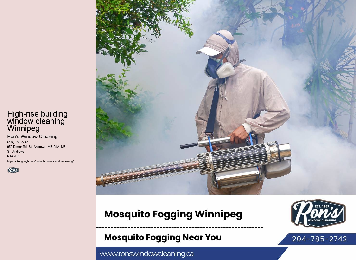 Window cleaning company reputation Winnipeg
