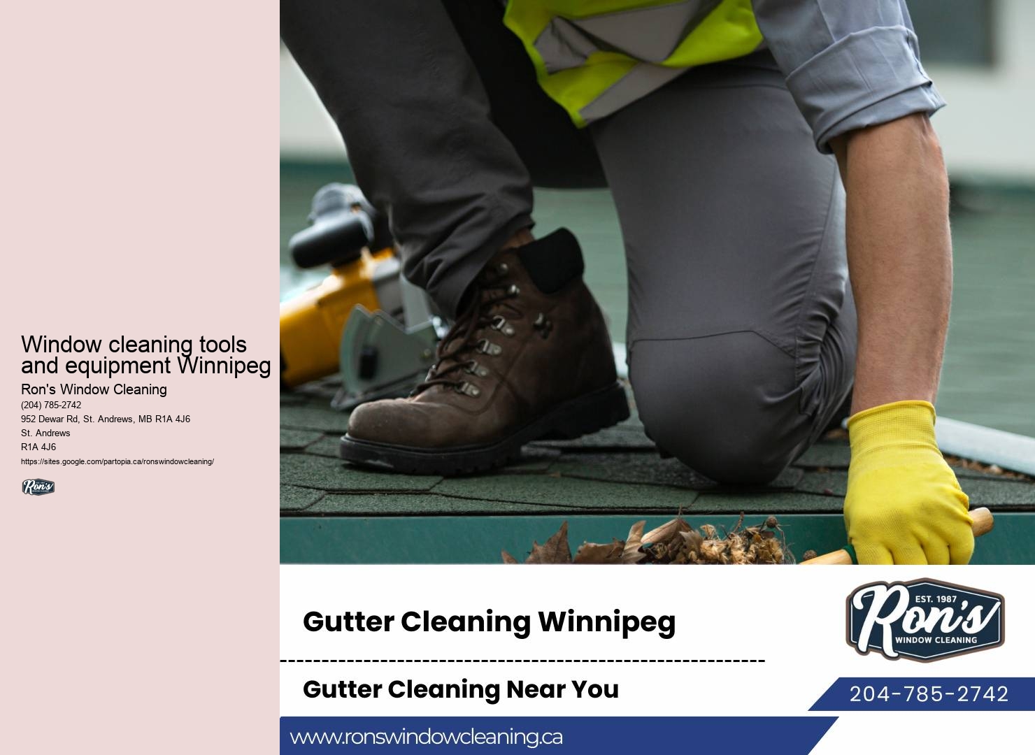 Residential window cleaning quote Winnipeg