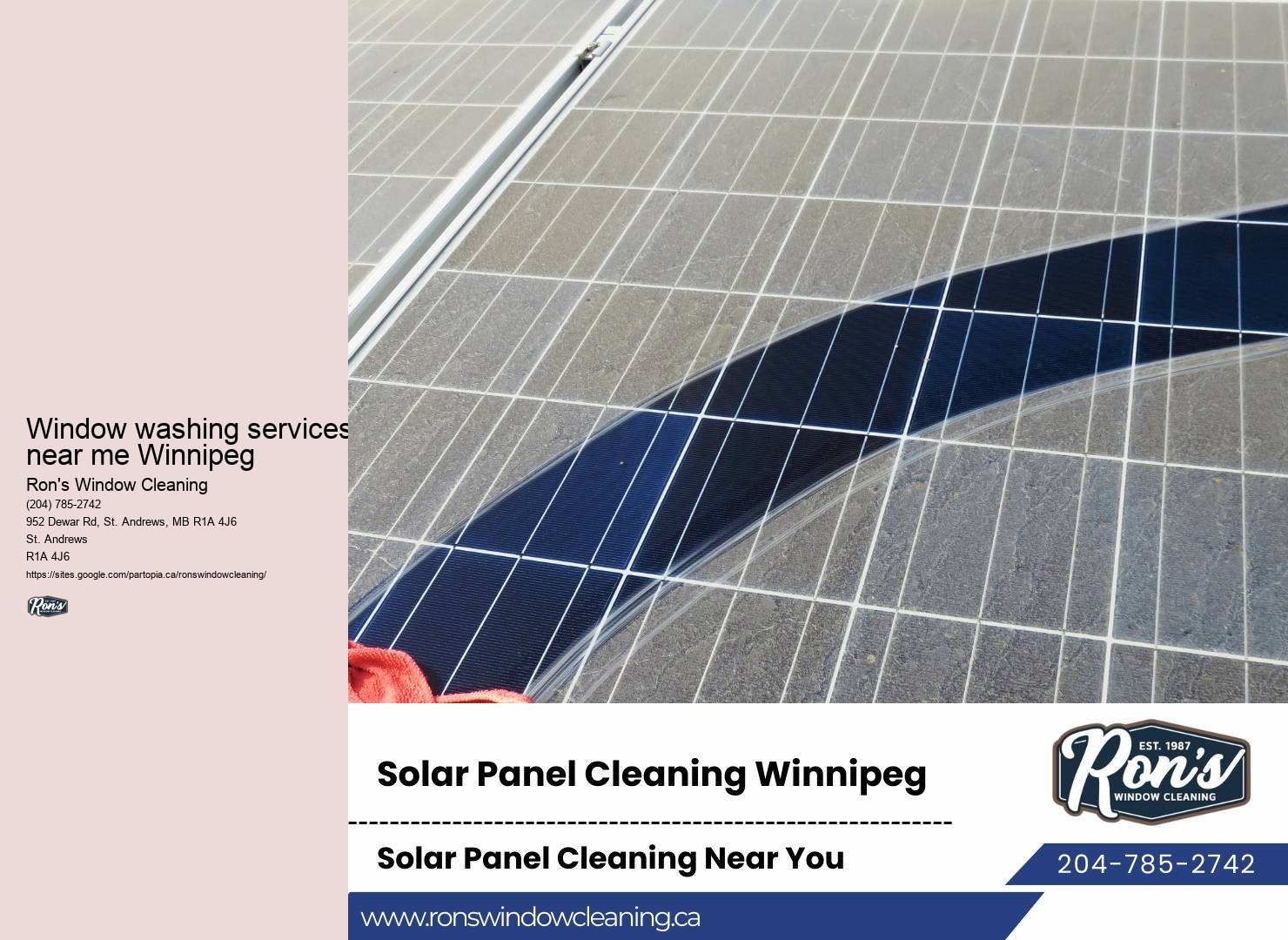 High-rise window cleaning equipment