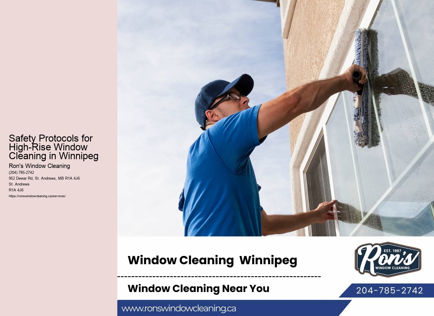 Safety Protocols for High-Rise Window Cleaning in Winnipeg