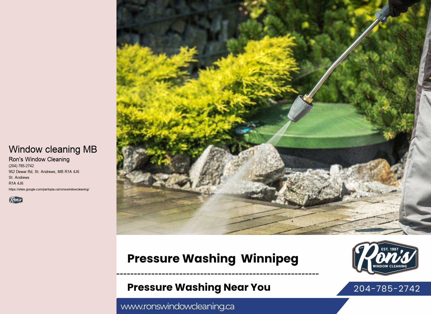 Window cleaning Winnipeg cost