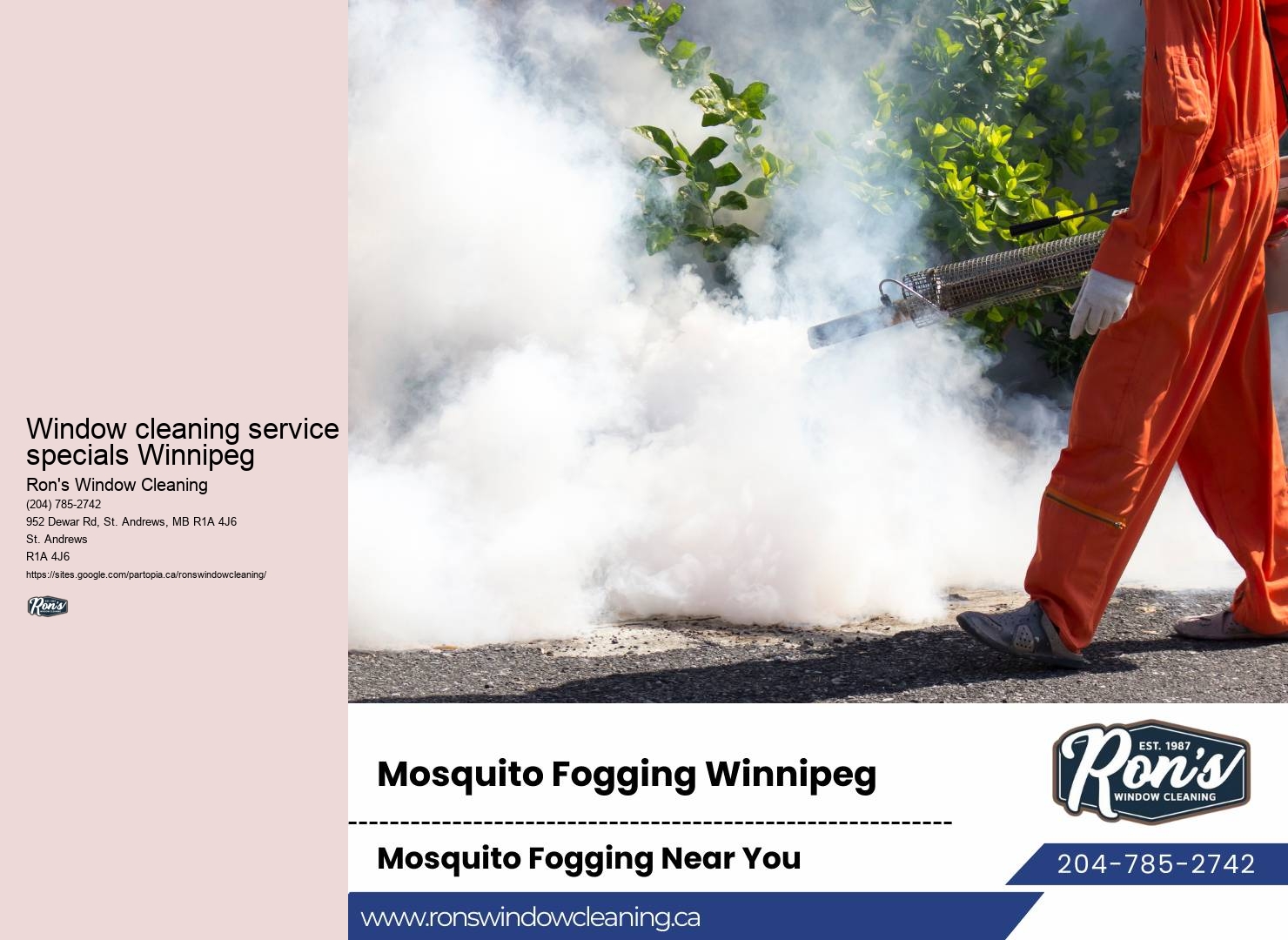 Window cleaning solutions Winnipeg