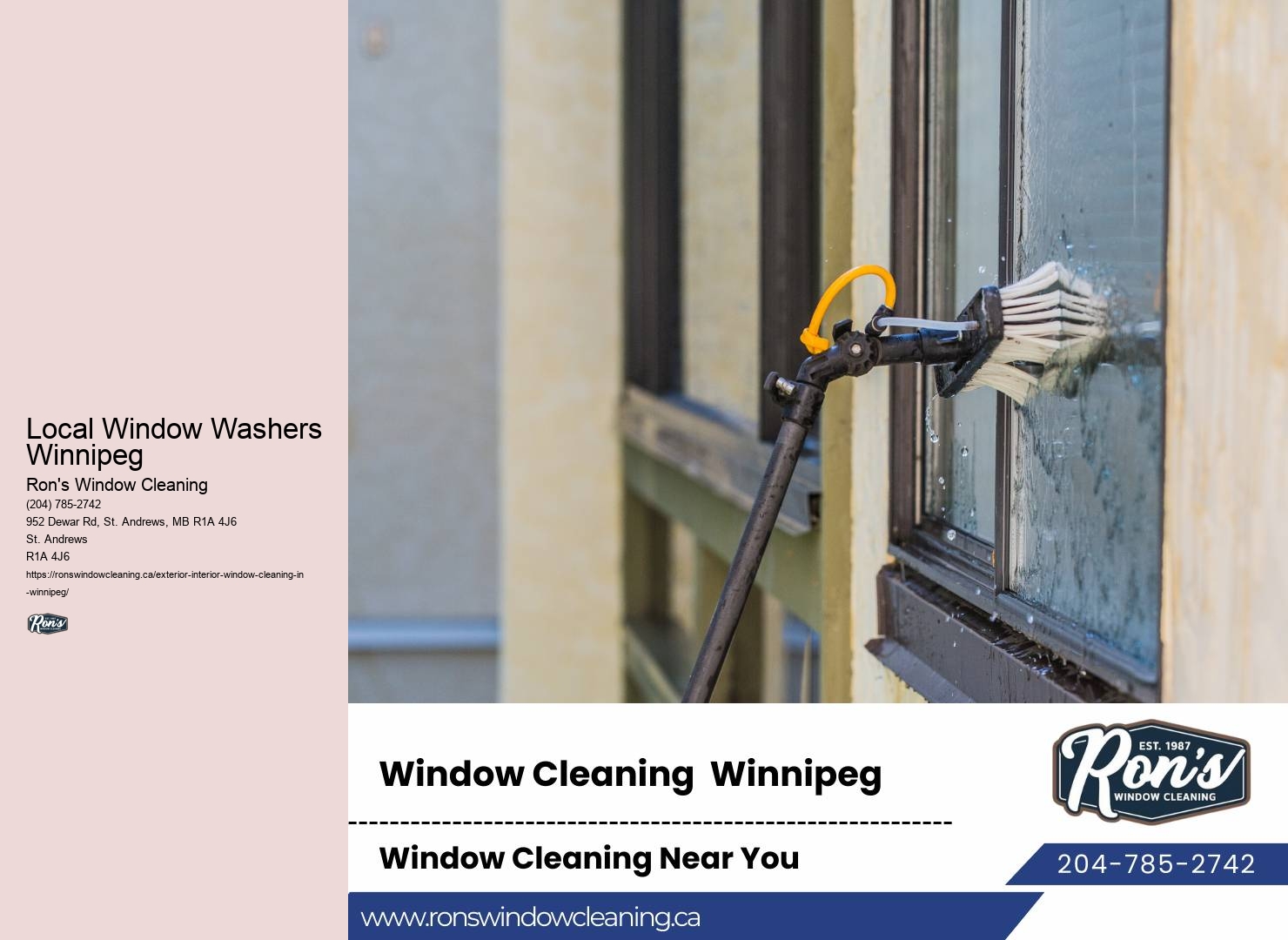 Window Washing Business Local Window Washers Winnipeg
