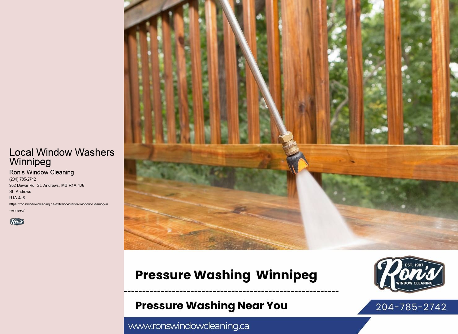 Best Window Washing Local Window Washers Winnipeg