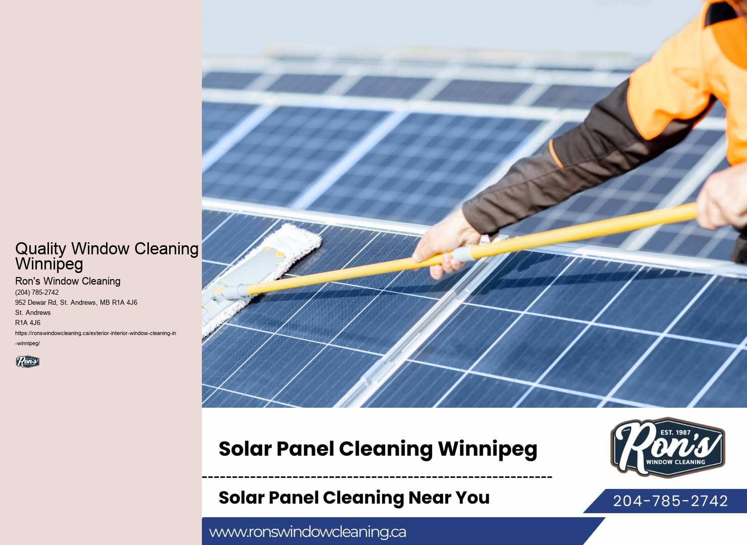 Professional Window Washing Equipment Quality Window Cleaning Winnipeg