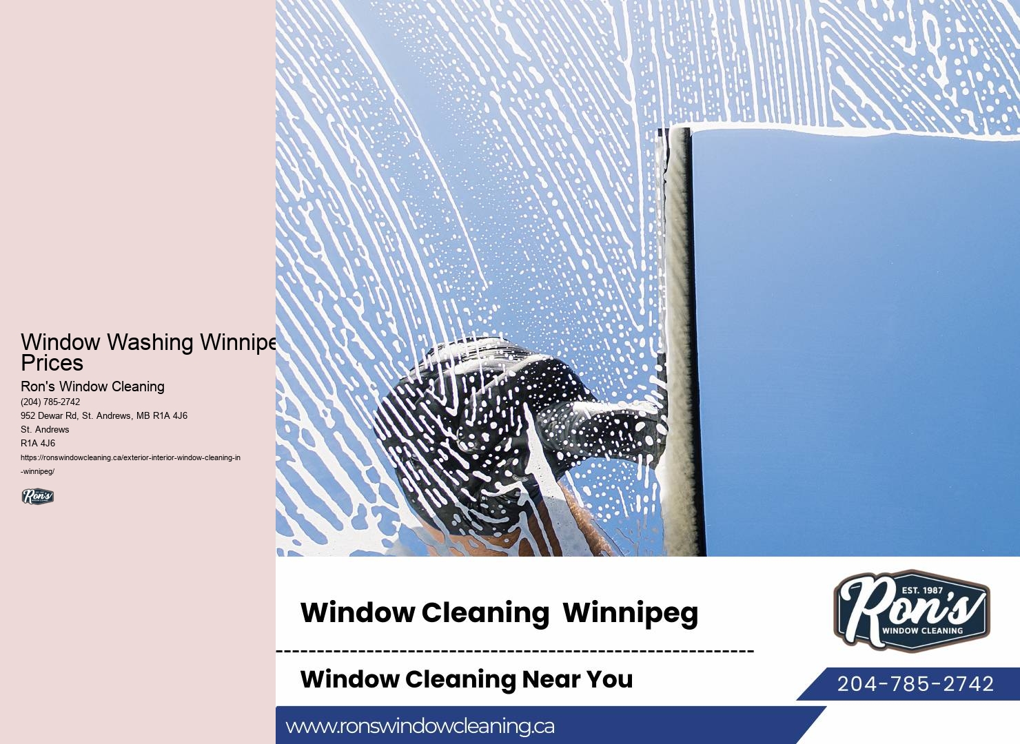 Top Local Window Cleaners Window Washing Winnipeg Prices