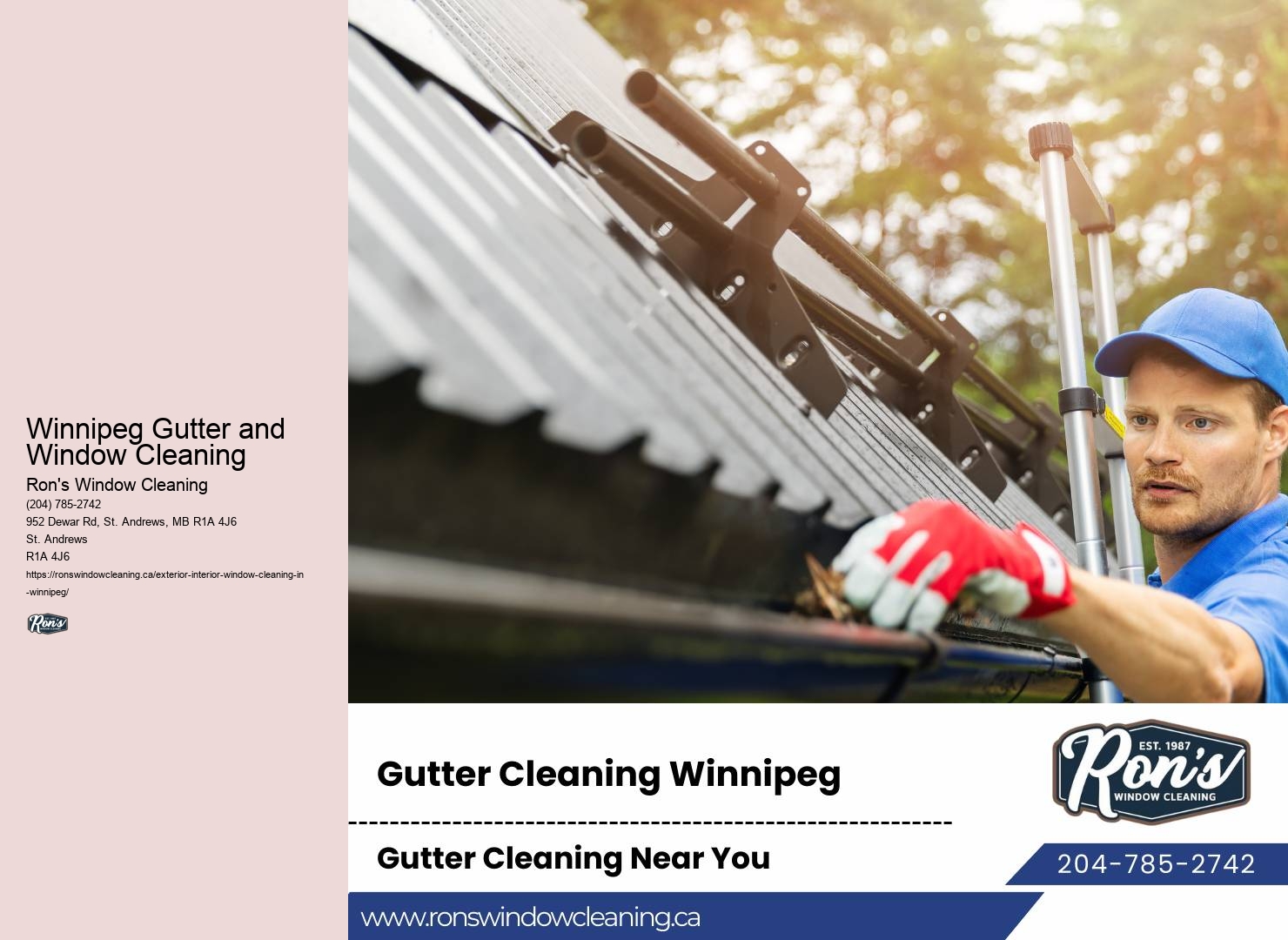 Window Cleaning Techniques Winnipeg Gutter and Window Cleaning