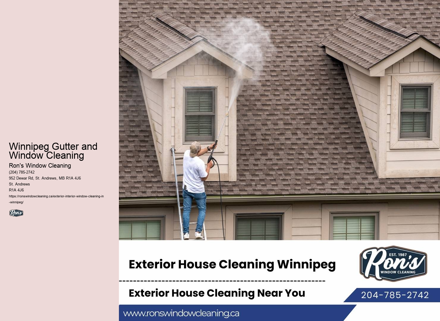 Regular Window Cleaning Winnipeg Gutter and Window Cleaning