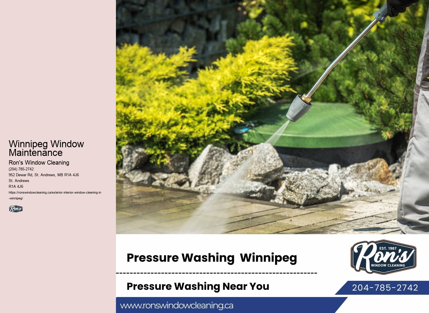 Commercial Window Cleaning Estimates Winnipeg Window Maintenance