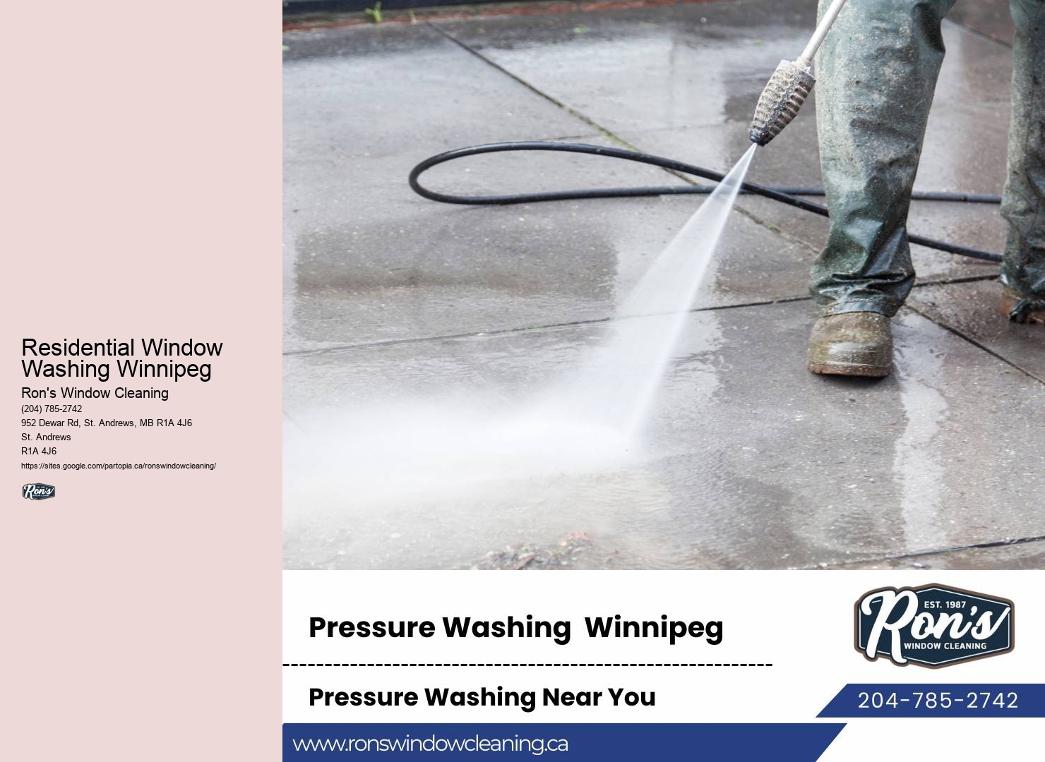 Residential Window Washing Winnipeg Window Cleaning Services