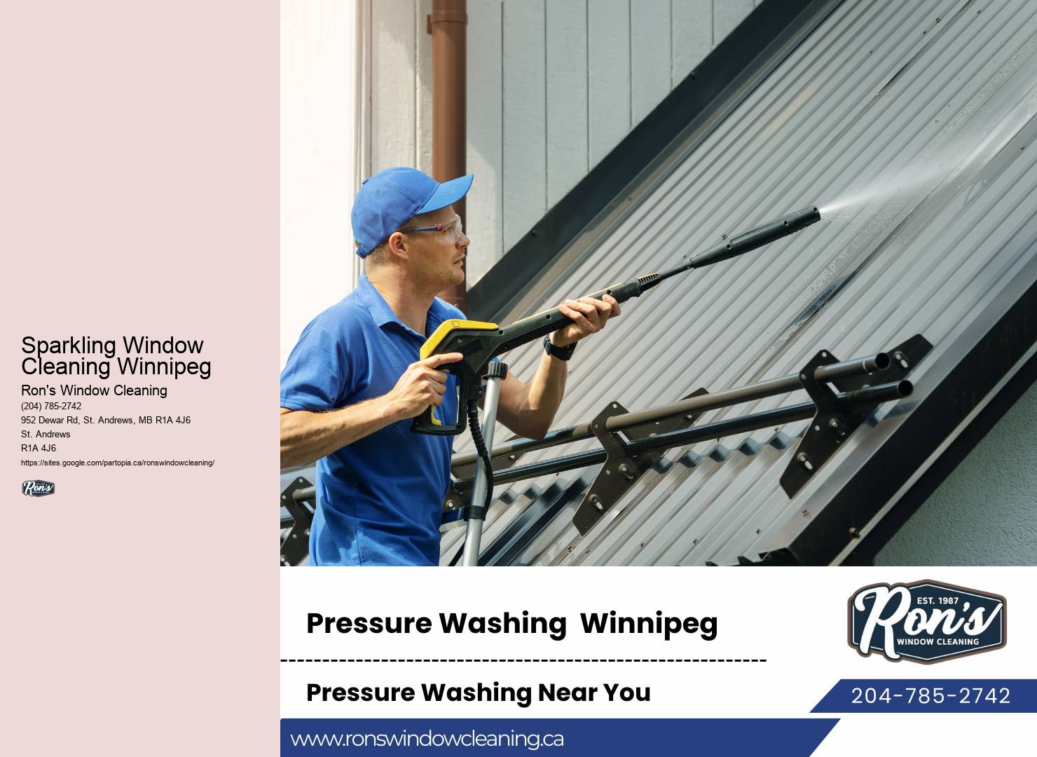 Sparkling Window Cleaning Winnipeg Window Maintenance