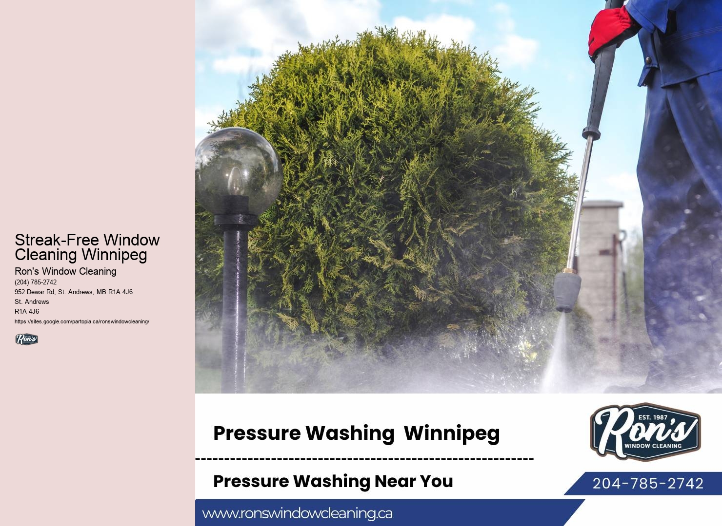 Exterior Window Washing Streak-Free Window Cleaning Winnipeg