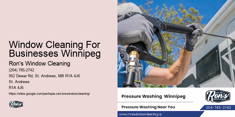 Window Cleaning For Businesses Winnipeg