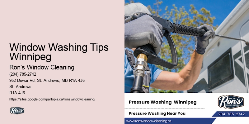 Window Washing Tips Winnipeg