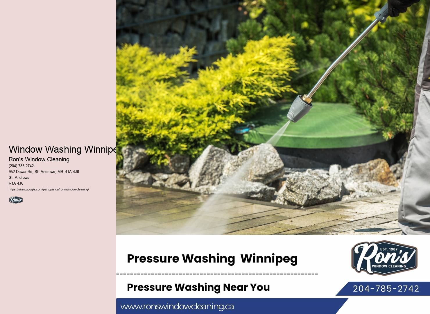 Window Washing Winnipeg Window Cleaning Companies